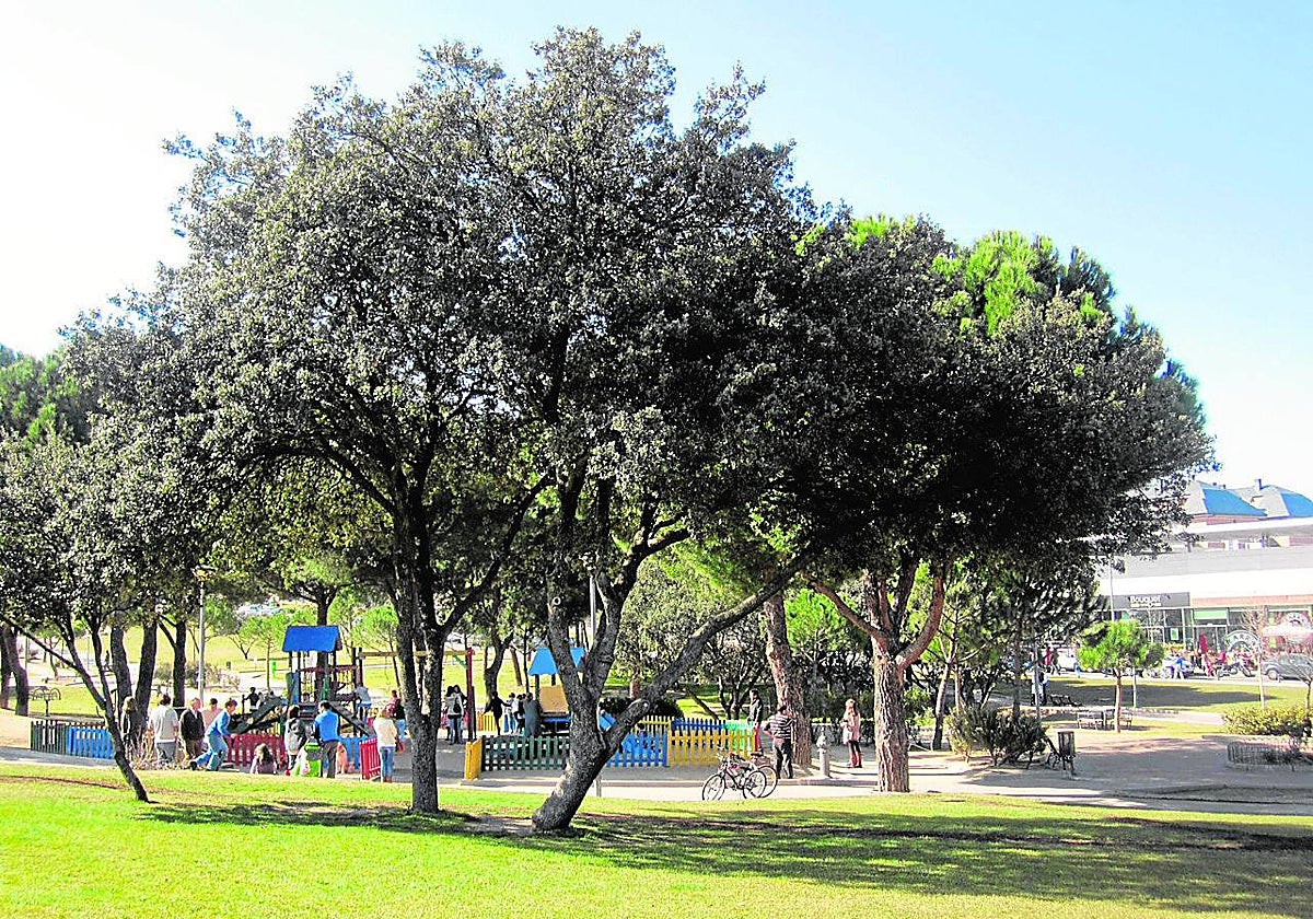Un parque de la localidad madrileña de Majadahonda
