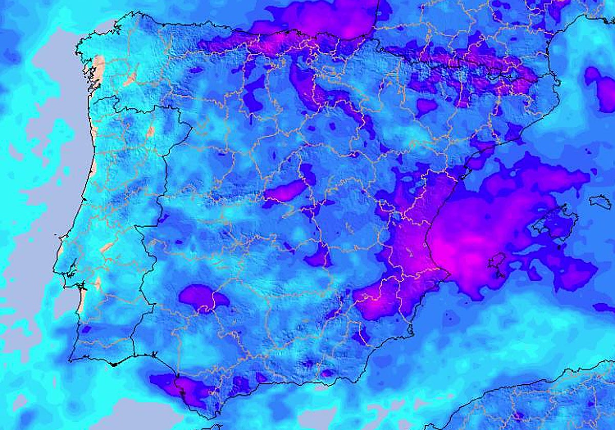 Llegan nuevas lluvias este fin de semana a toda España