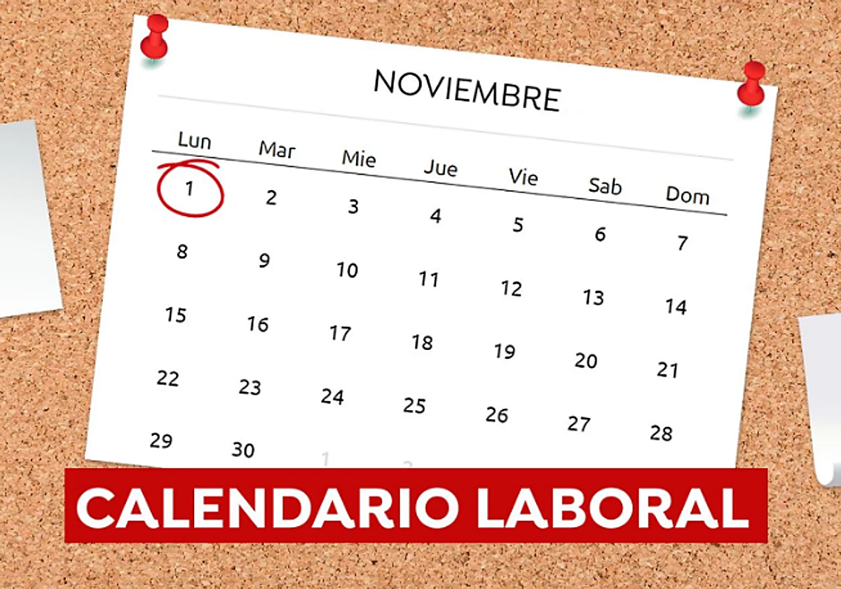 Calendario laboral noviembre