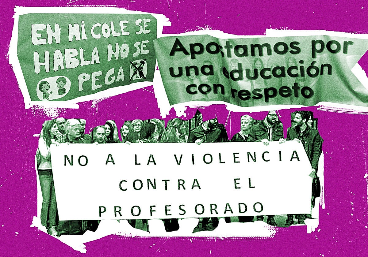 «En el aula me han marcado la cara, mordido y lanzado sillas»