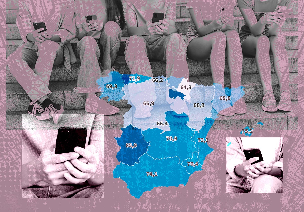 Las comunidades donde más niños tienen móvil propio: Extremadura, a la cabeza