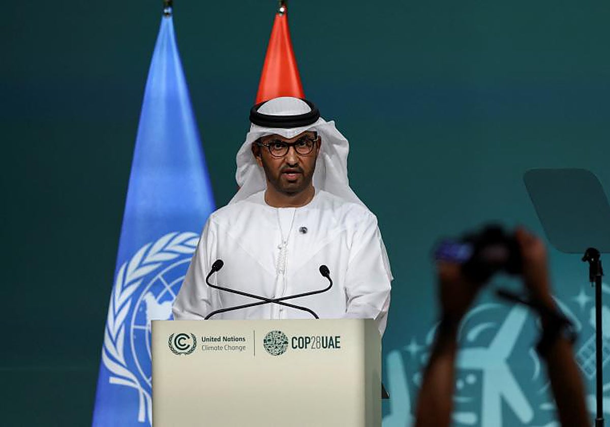 El presidente de la Cumbre del Clima, Al Jaber