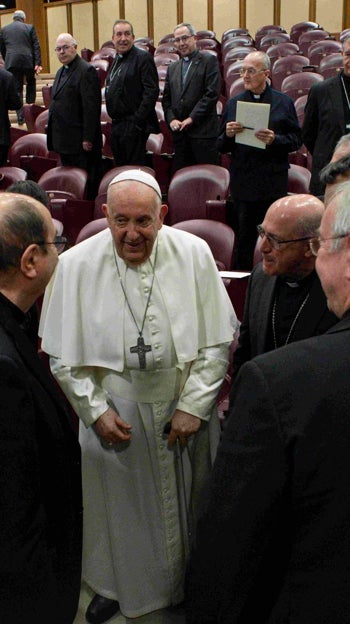 Francisco recibió el pasado martes a los obispos de la Conferencia Episcopal Española (CEE)