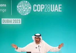 El presidente de la COP28 se defiende: «Me sorprenden los constantes intentos de socavar mi trabajo»