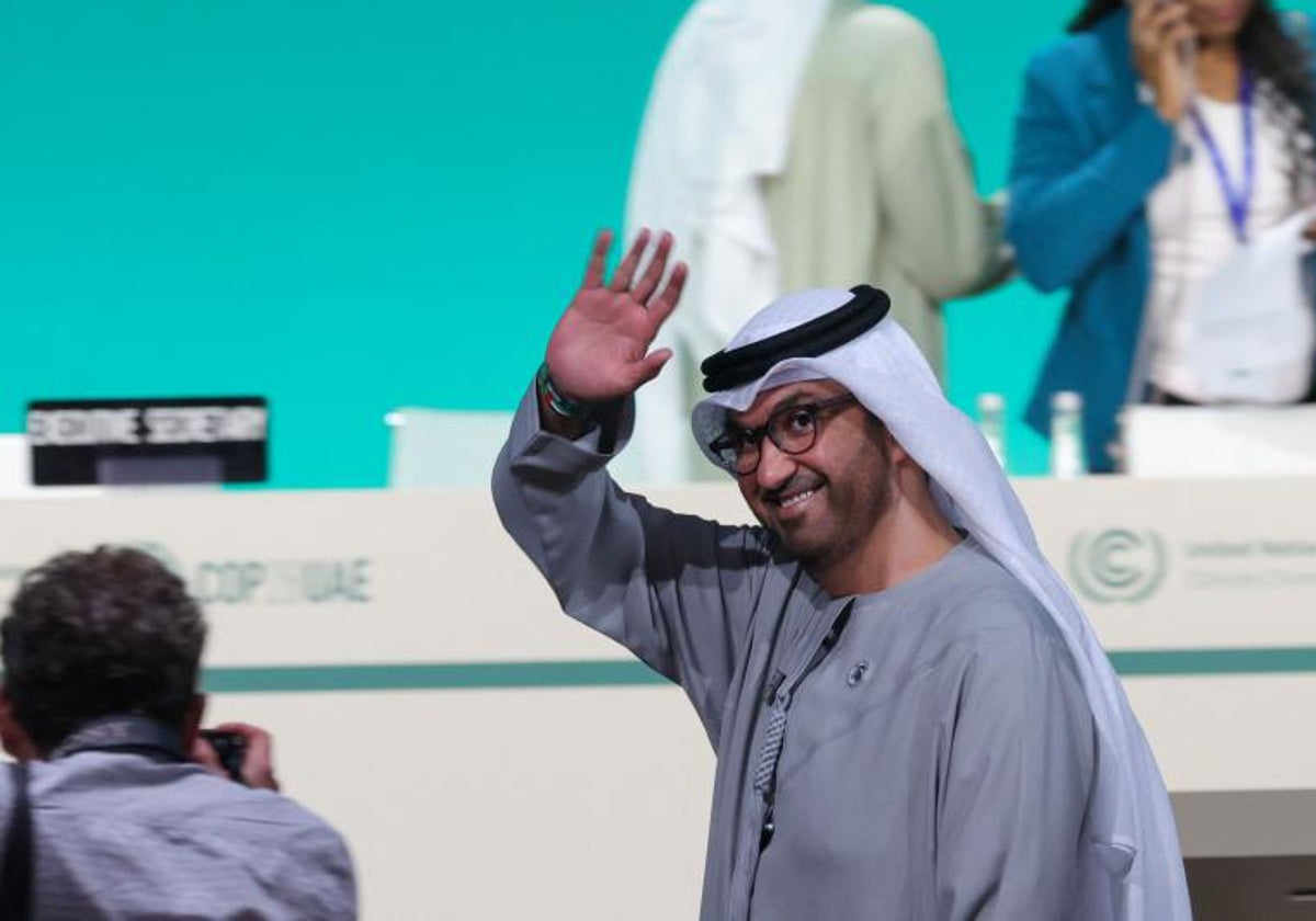 El presidente de la COP28, sultán Al Jaber
