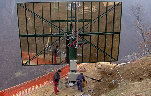 Instalación del espejo