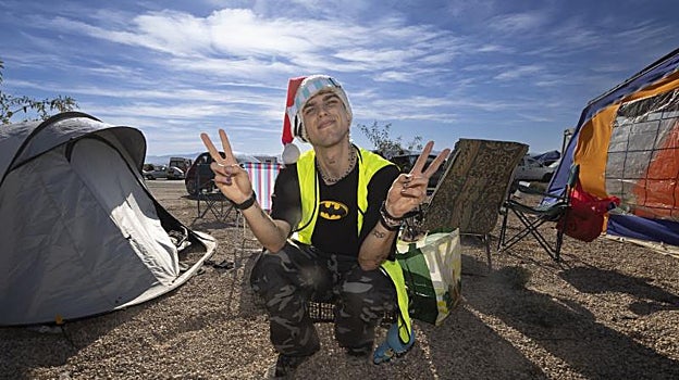 Un madrileño entusiasta por el ambiente para disfrutar de «la música»