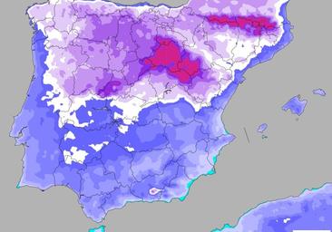 La Aemet confirma la fecha de un «episodio importante de nieve»: estas zonas llegarán a los -15 grados