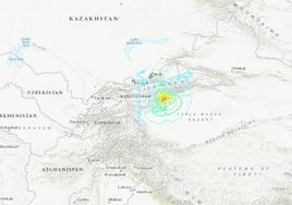 Un terremoto de magnitud 7,0 sacude la frontera entre China y Kirguistán