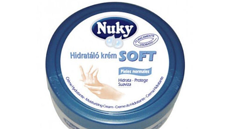 El modelo de crema retirado