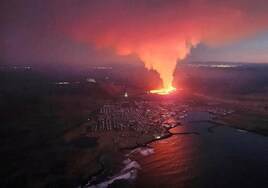 El volcán de Islandia entra en erupción una vez más