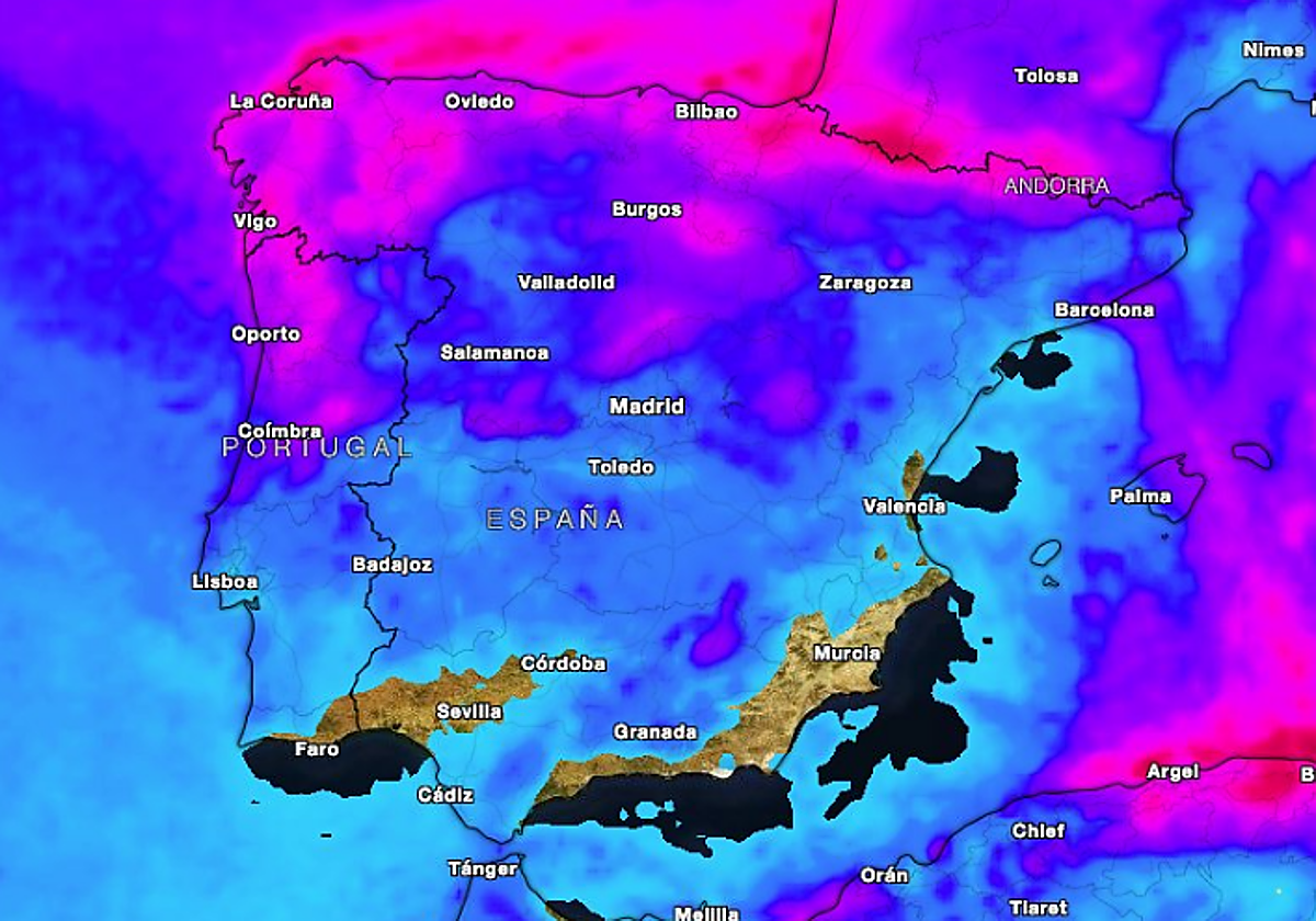 La Aemet avisa del «zarpazo invernal» que llega a España con la borrasca Dorothea