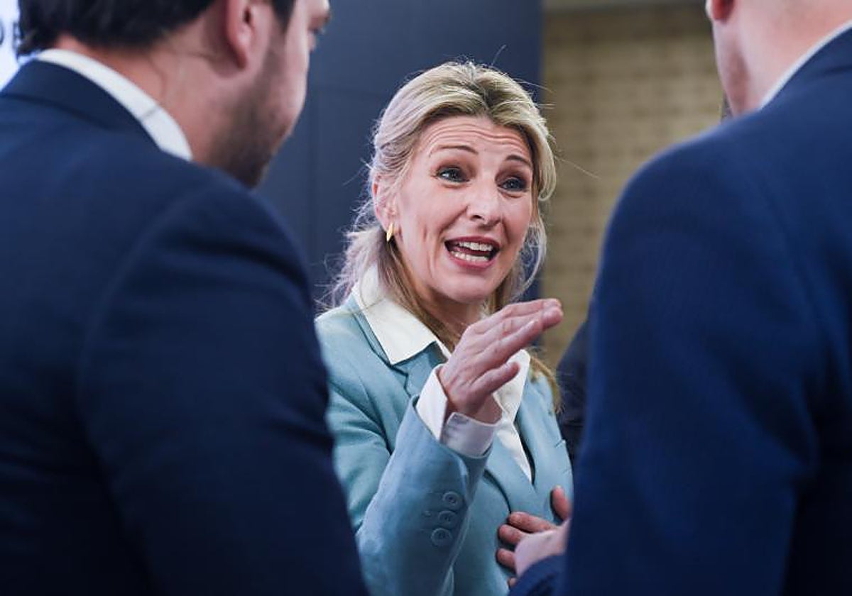 La vicepresidenta segunda del Gobierno y cabeza de Sumar, Yolanda Díaz