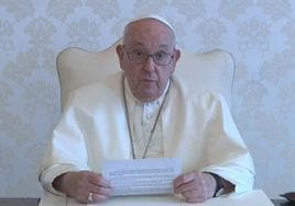El Papa Francisco sorprende e interviene en el pregón de Semana Santa de Mérida, la «cuna del Cristianismo en Hispania»