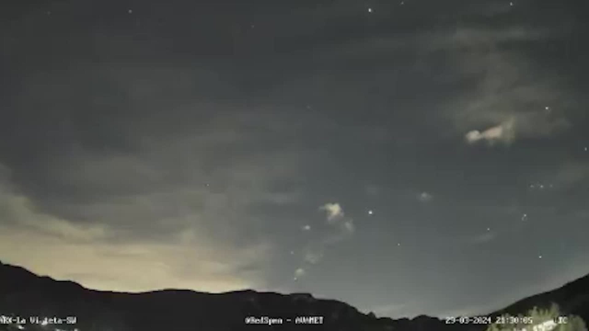 Detectan un posible misil balístico sobrevolando Cataluña y la Comunidad Valenciana