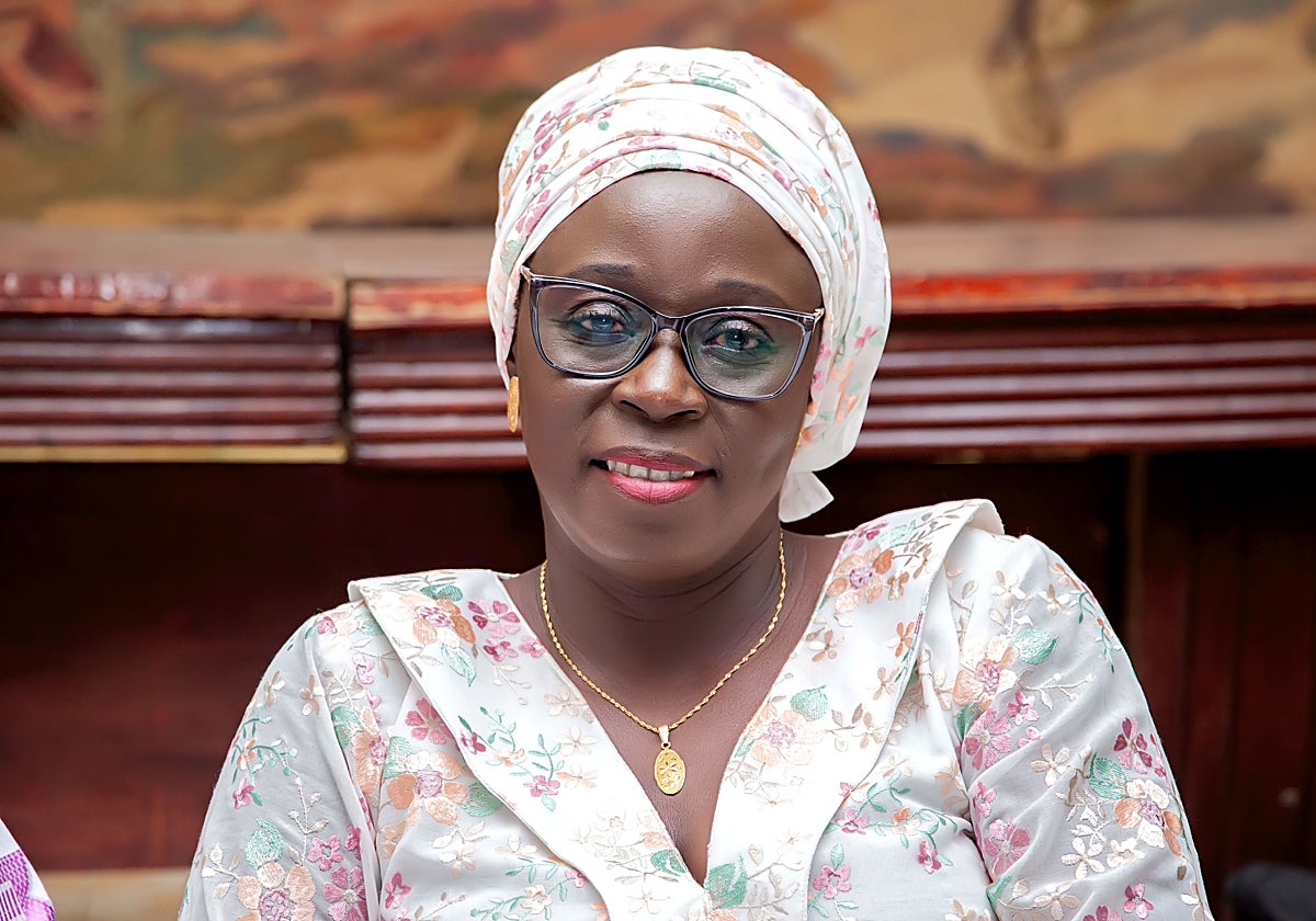 Mariama Badji, presidenta de la ONG África Feliz Sénégal