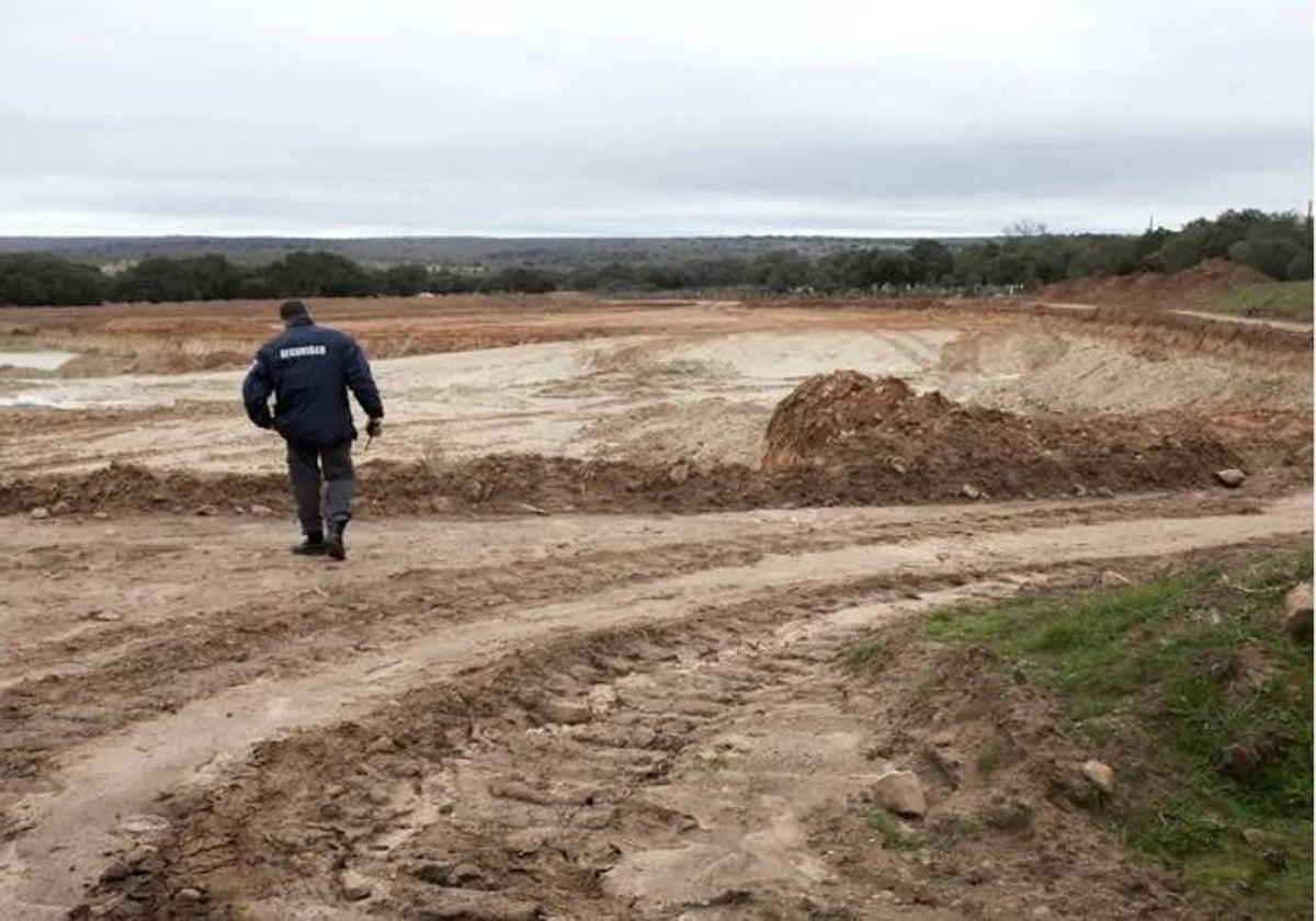 Zona en la que Berkeley había proyectado una mina de uranio en Retortillo (Salamanca)