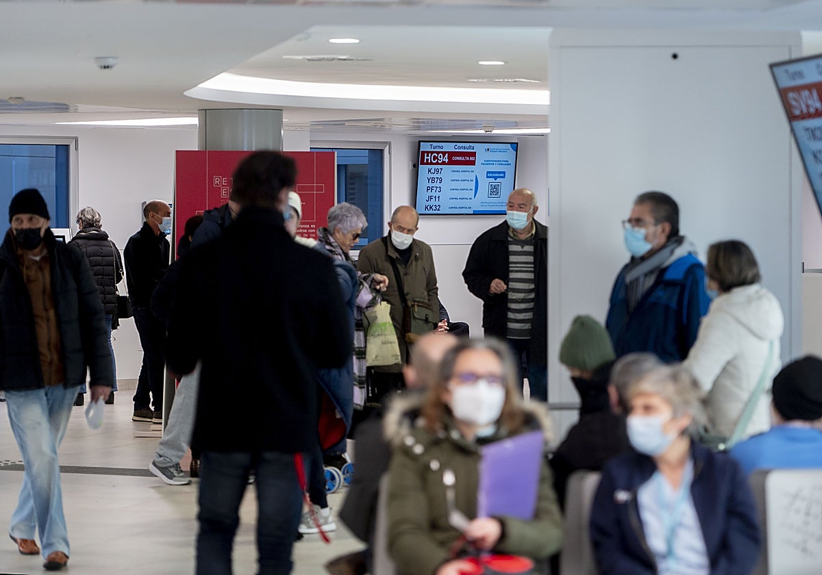 Sala de espera en un hospital