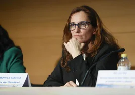 La ministra de Sanidad, Mónica García, en una imagen reciente