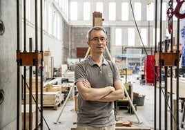 El ingeniero José Miguel Adam posa en el laboratorio del ICITECH de la Universidad Politécnica de Valencia