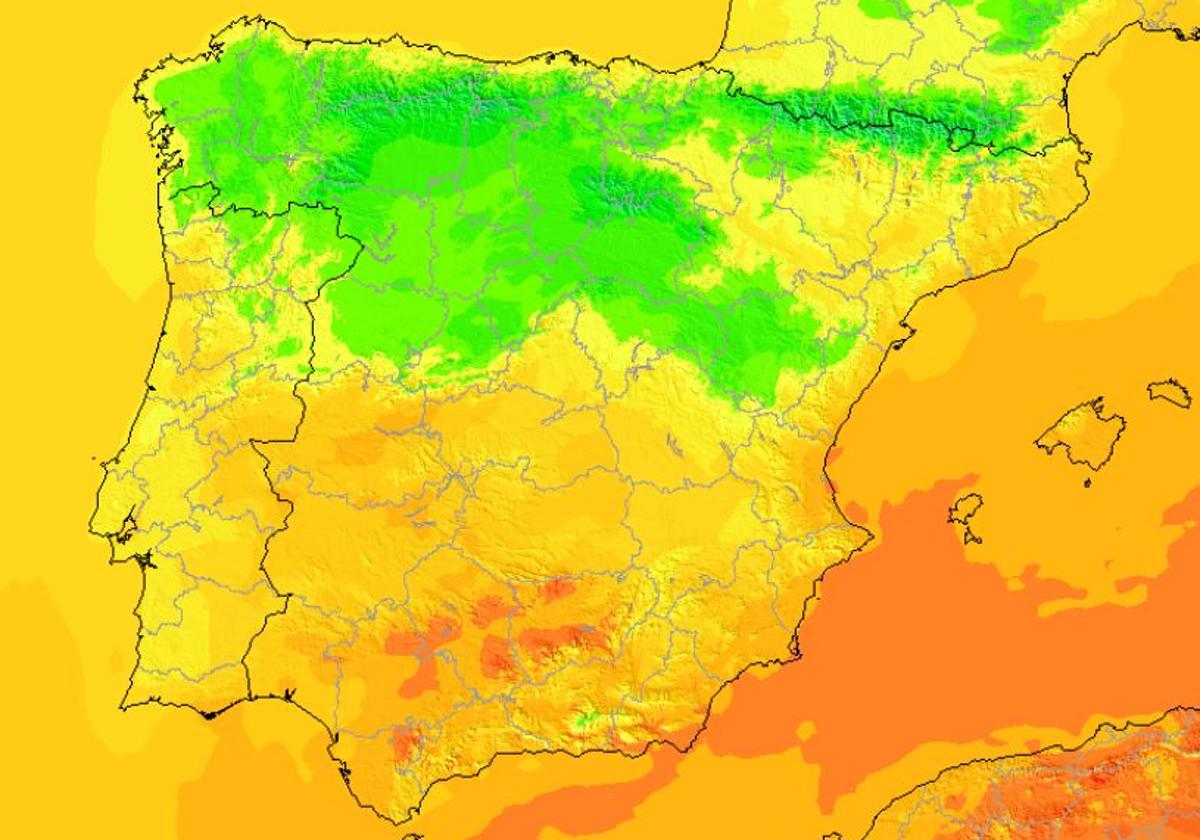 La Aemet da la fecha de la llegada de «aire muy frío» a España tras las altas temperaturas de récord