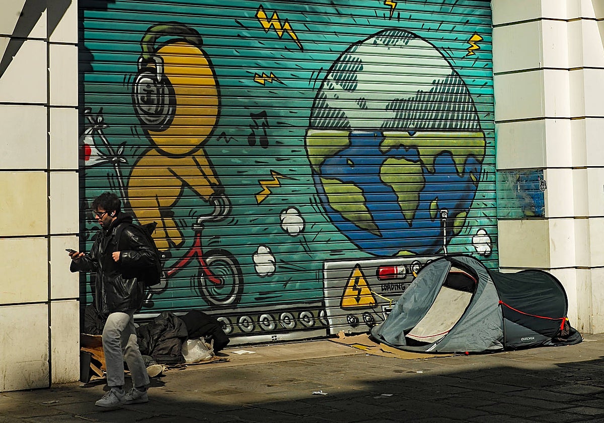 Imagen de la calle Rue Rivoli en París, Francia