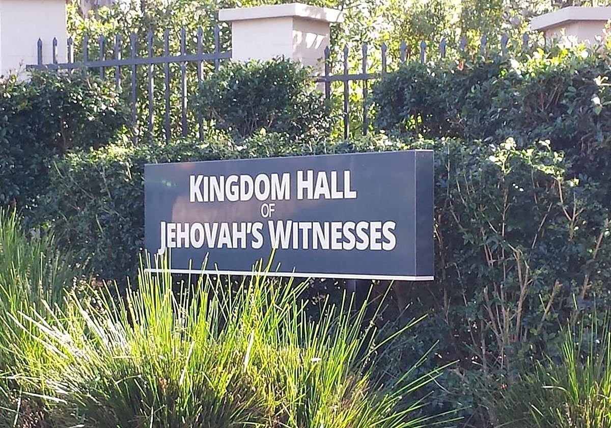 Un salón del reino de los Testigos de Jehová en Australia