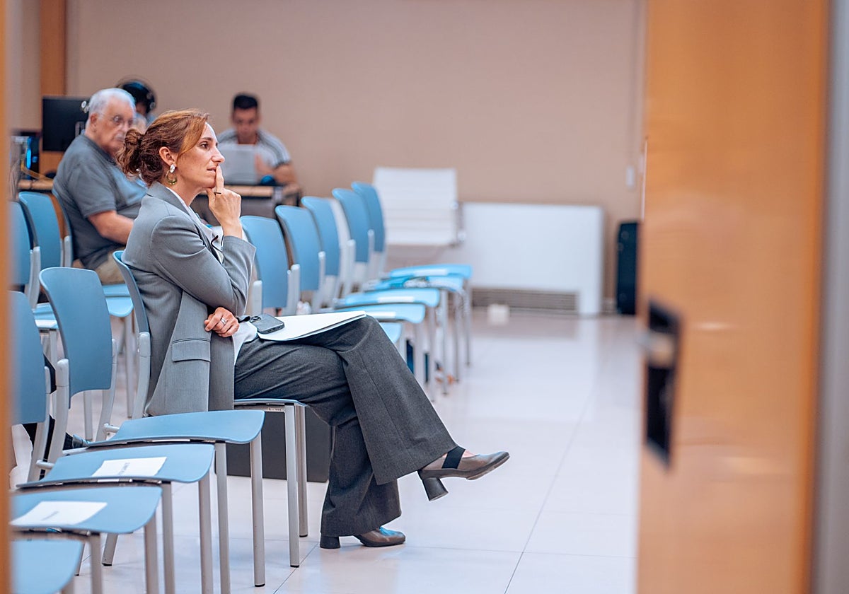 La ministra de Sanidad, Mónica García, este miércoles