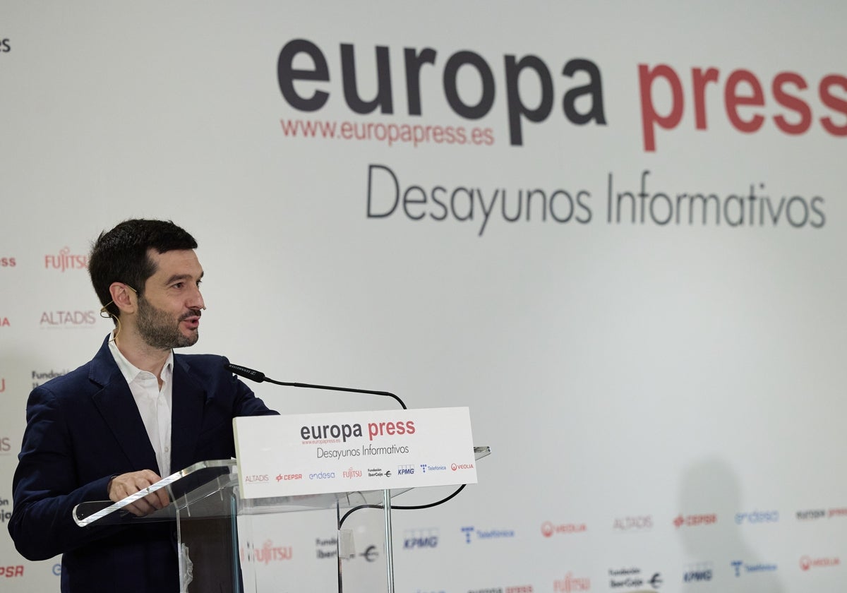 El pasado jueves, Pablo Bustinduy fue el protagonista de un desayuno informativo de Europa Press