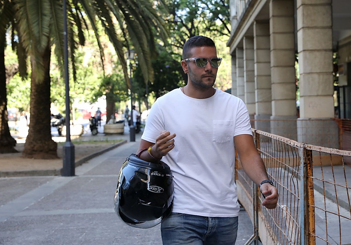 Ángel Boza, a su llegada a sede judicial en Sevilla, en una imagen de archivo de 2019