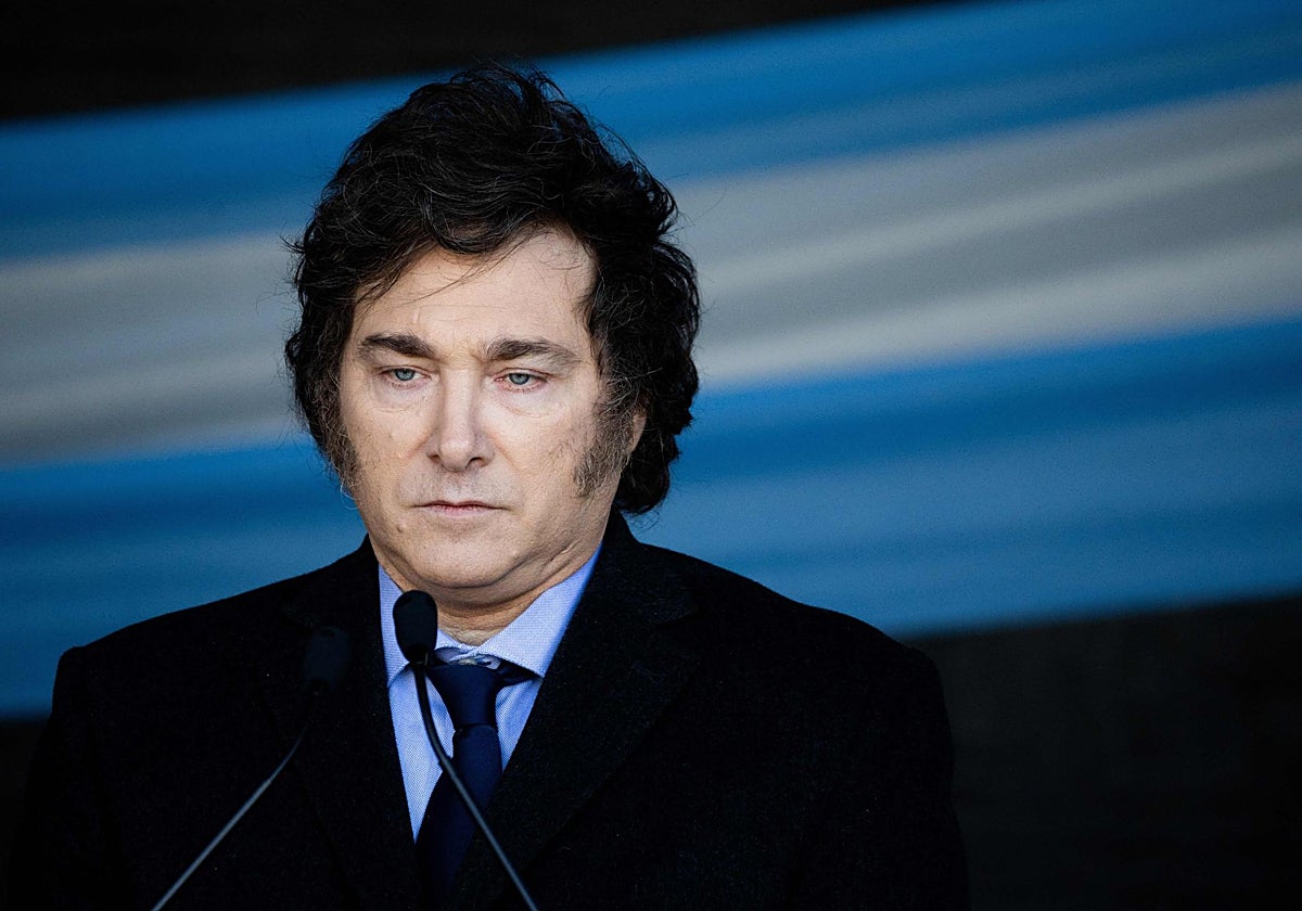 El presidente de Argentina, Javier Milei