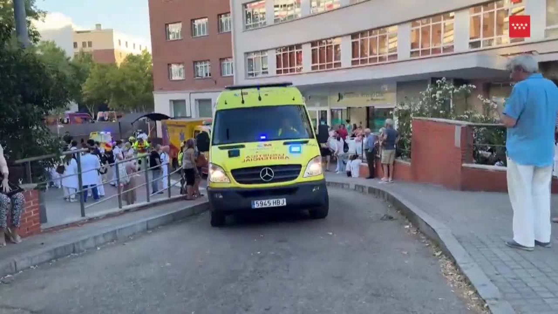 SUMMA112 instala dos Hospitales de Campaña para atender a los pacientes de la Fundación Jiménez Díaz tras el incendio