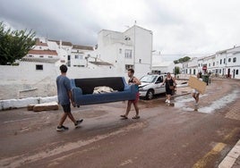 Menorca solicitará la declaración de zona catastrófica tras los efectos de la DANA