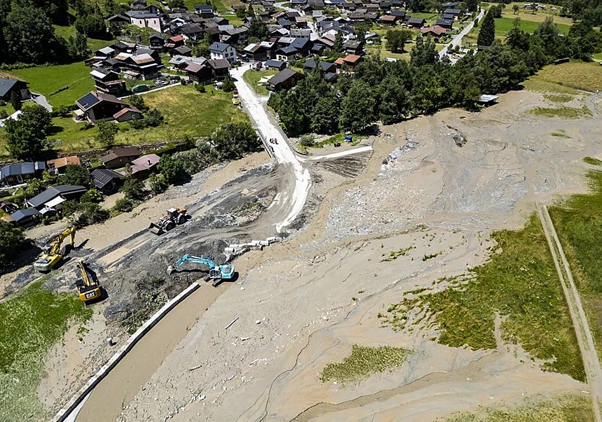 Las coladas de roca amenazan cada vez con más frecuencia los Alpes suizos