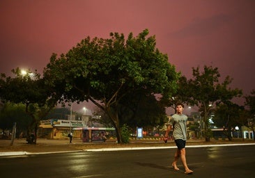 El fuego pone en alerta a medio centenar de ciudades en Brasil