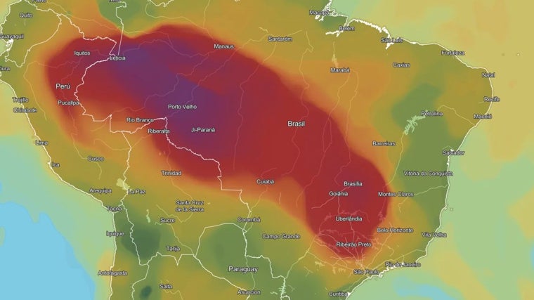 La calidad del aire en Brasil tras los incendios forestales