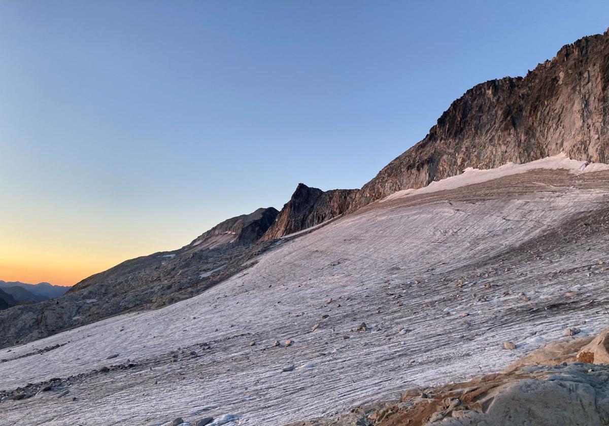 Glaciar del pico Aneto.