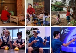 Un colegio de 1919 libre de tecnología contra otro del futuro que utiliza robots: el ying y el yang de la educación en España