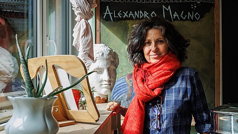 Marta Sierra es la directora del centro Waldorf y, además imparte la asignatura de Historia