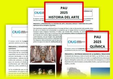 El examen piloto de la PAU: cuatro preguntas y una de ellas para razonar