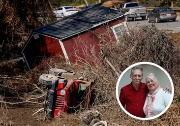 Un joven encuentra los cadáveres abrazados de sus abuelos, víctimas del huracán Helene