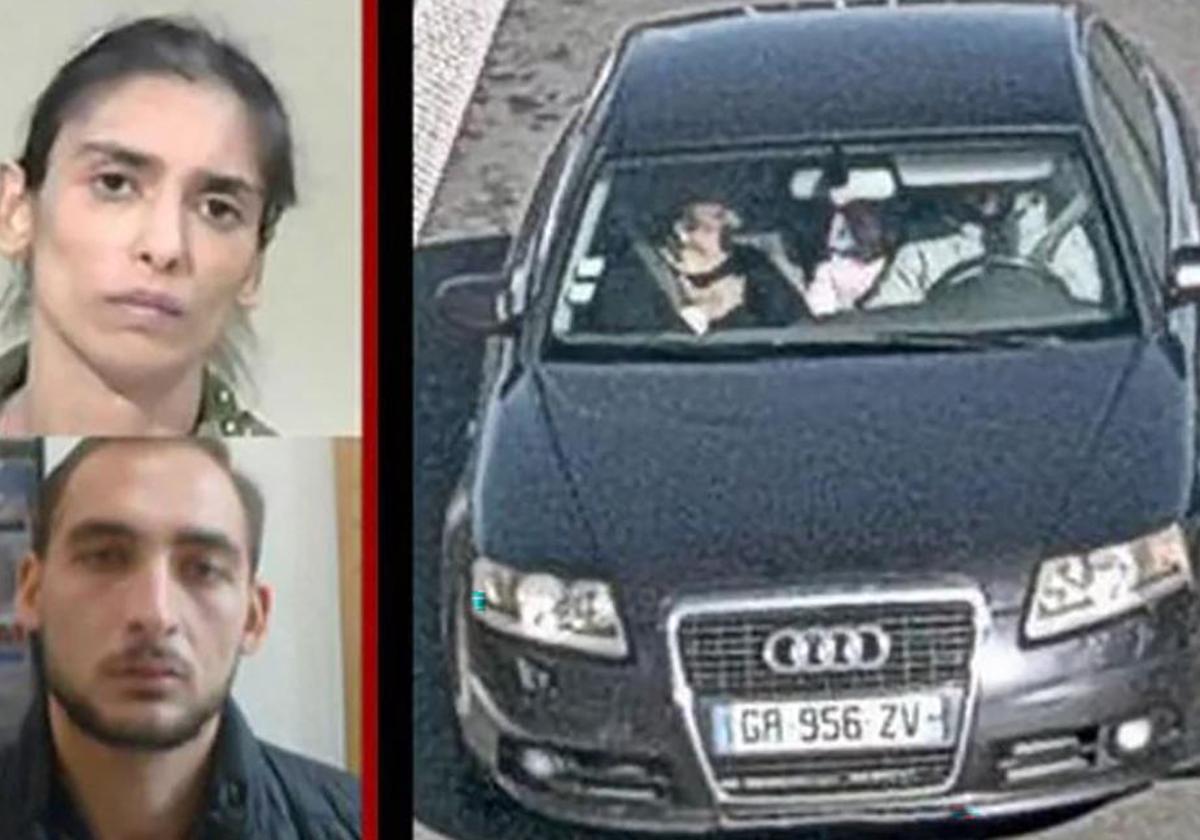 Los padres del bebé prematuro secuestrado en Francia huyendo en coche