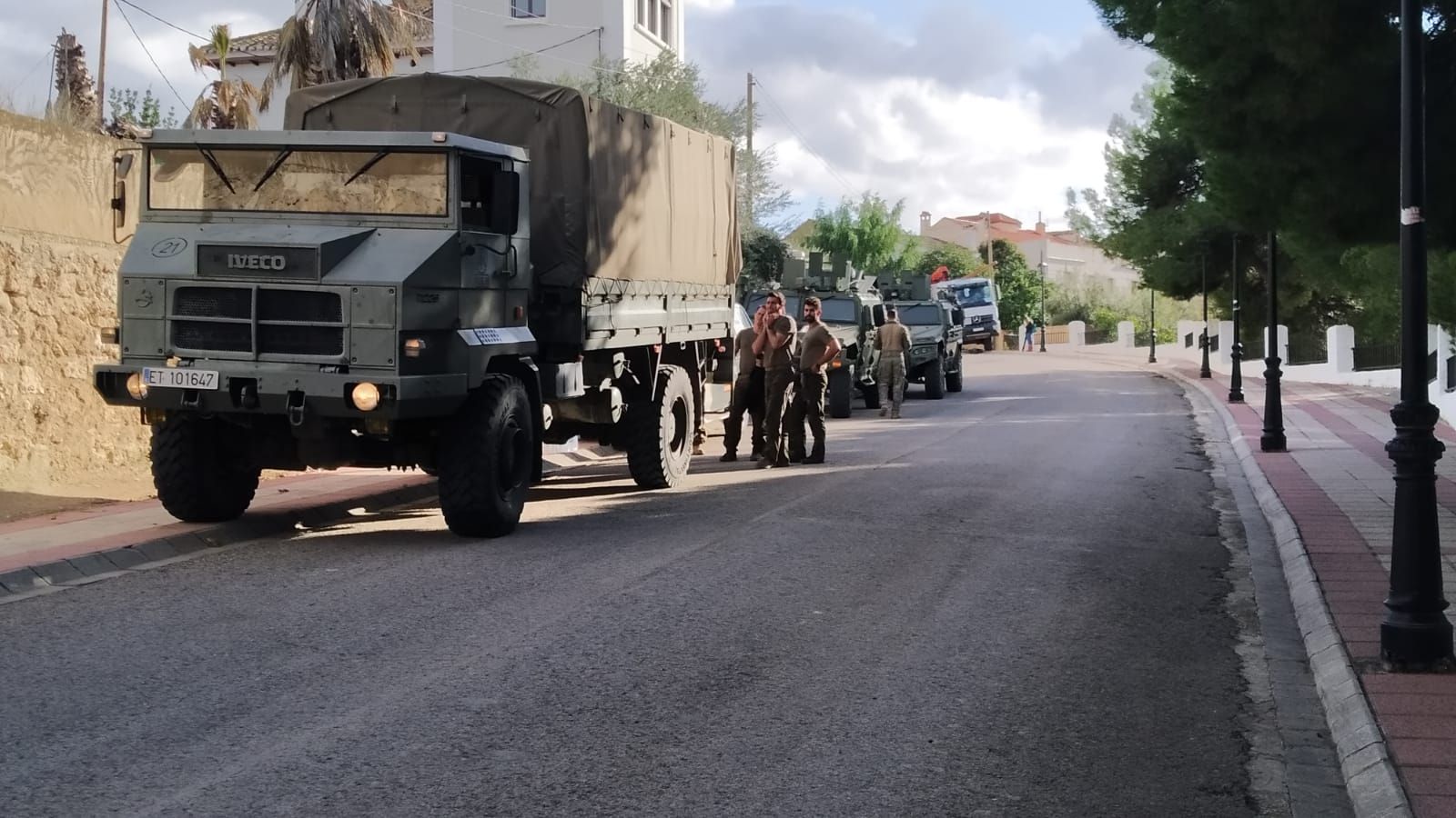 El Ejército también se ha desplazado a Utiel