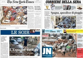 La prensa internacional lleva a sus portadas las devastadoras consecuencias de la DANA: «España, apocalipsis de lluvia»