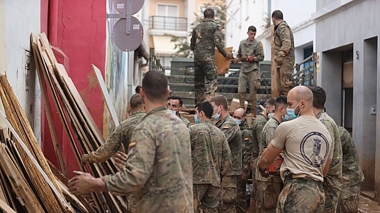 El ejército, ayer en Masanasa