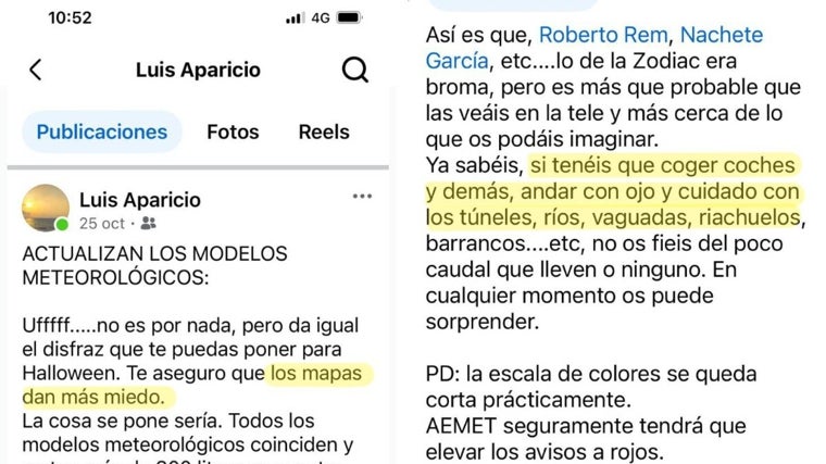 &#039;Luisito Borrascas&#039;, el aficionado a la meteorología que predijo el desastre cuatro días antes