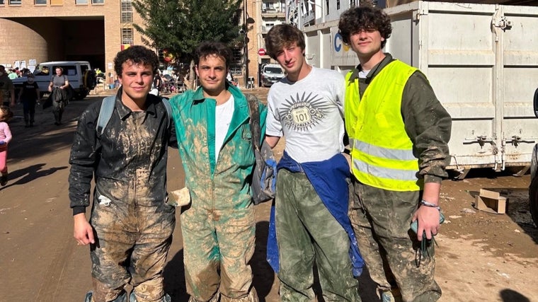 De izquierda a derecha de la imagen, Ignacio Fort, Antonio Cubillo, Pablo Aparicio y Pablo García Amián