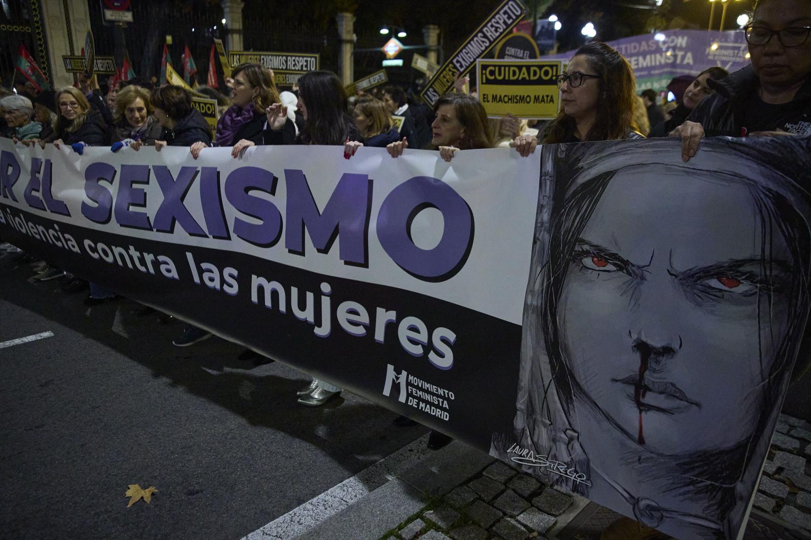 La manifestación del 25N, en imágenes