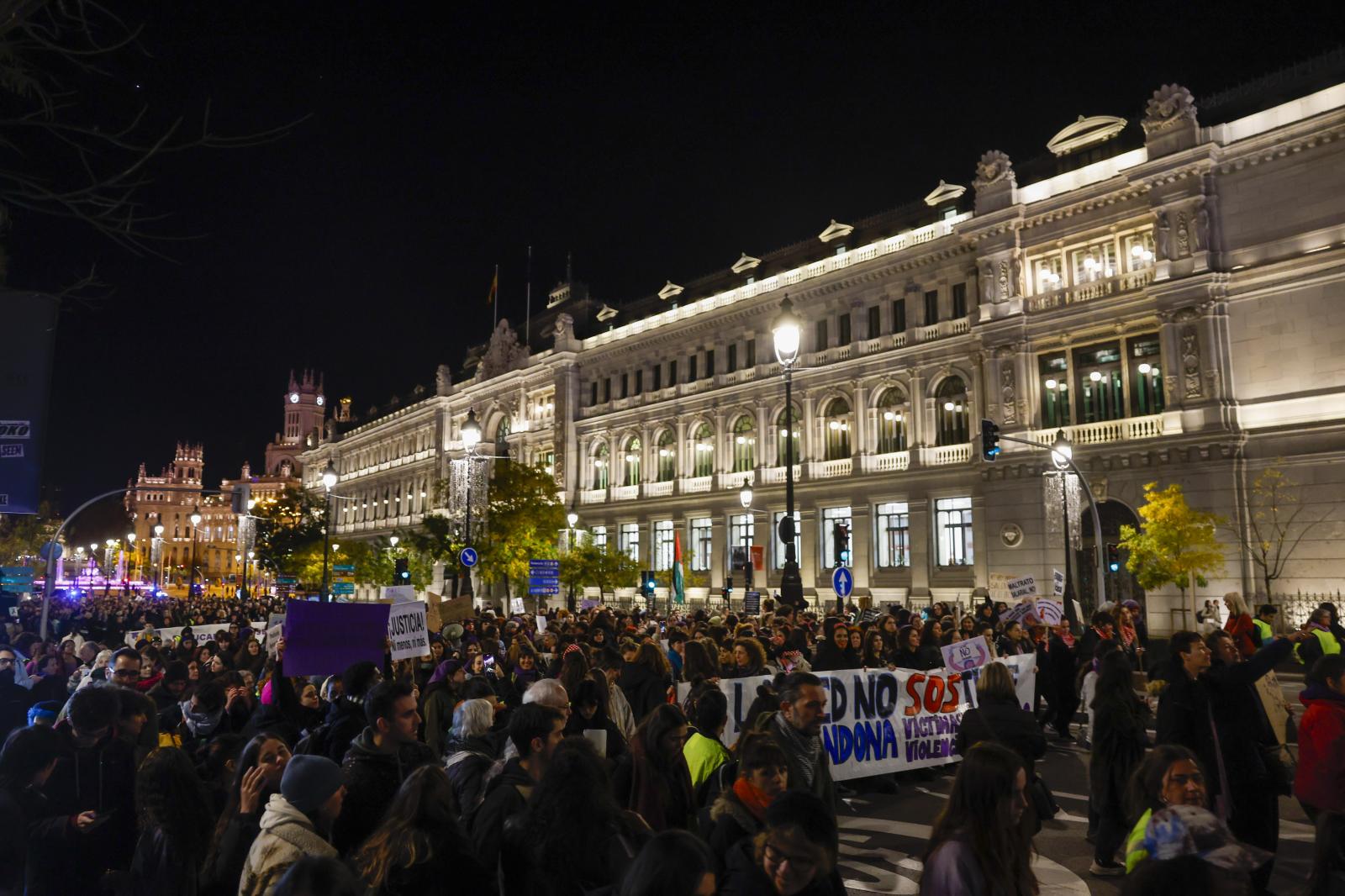 La manifestación del 25N, en imágenes