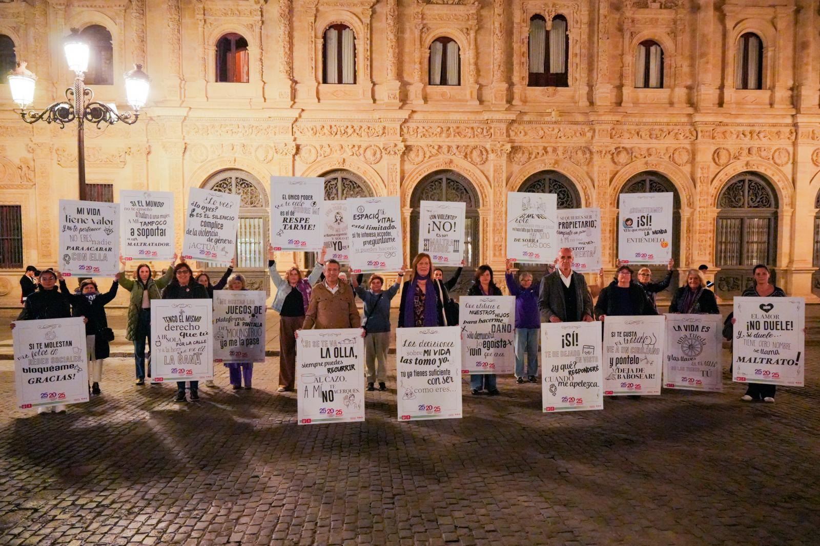 La manifestación del 25N, en imágenes